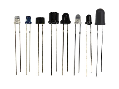 插件方形圆头光敏接收管