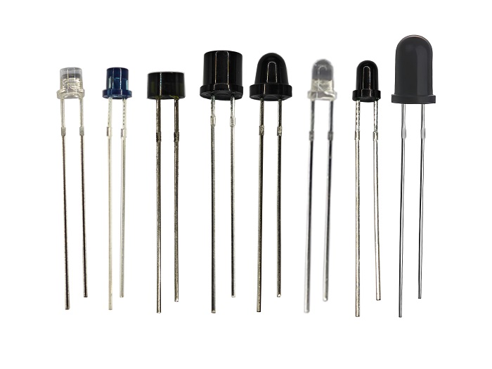 插件方形圆头光敏接收管 插件方形圆头光敏接收管